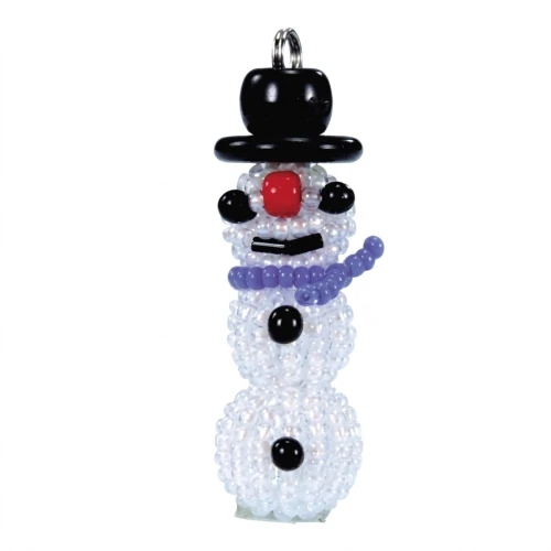 Kit mascota navideña Miyuki - Muñeco de nieve x1