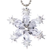 Kit mascota de Navidad Miyuki - Copo de nieve cristal x1|raw }}