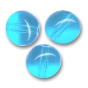 Cuentas redondas 12 mm Aquamarina x5