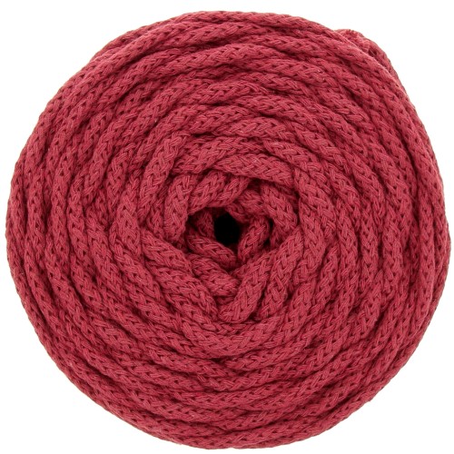 Bobina de cordón de algodón para macramé Cotton Air 5 mm - Brick x50m