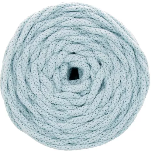 Bobina de cordón de algodón para macramé Cotton Air 5 mm - Celeste x50m