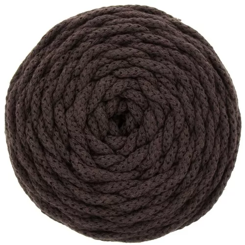 Bobina de cordón de algodón para macramé Cotton Air 5 mm - Chocolate x50m