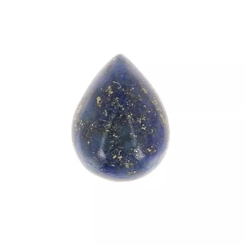 Cabujones gota 5x4 mm en piedra preciosa - Lapislázuli x2