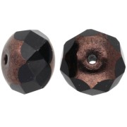 Donuts 8,5x6 mm Jet Bronce x25