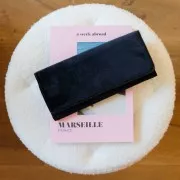 Estuche de terciopelo para joyas Catherine 25x19,5 cm - Maison Scarlett - Negro x1