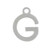 Letra del alfabeto 7 mm - G - Acero inoxidable 304 x1