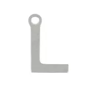 Letra del alfabeto 7 mm - L - Acero inoxidable 304 x1