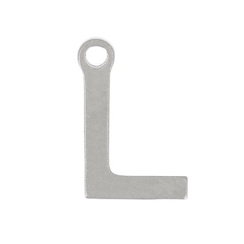 Letra del alfabeto 7 mm - L - Acero inoxidable 304 x1