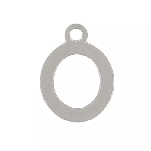 Letra del alfabeto 7 mm - O - Acero inoxidable 304 x1