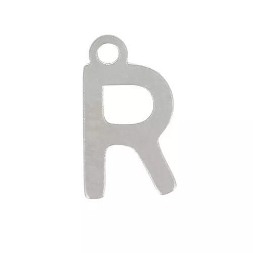 Letra del alfabeto 7 mm - R - Acero inoxidable 304 x1