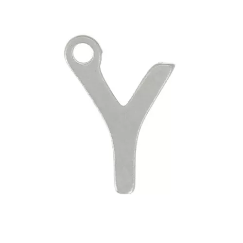 Charm letra alfabeto 7 mm - Y - Acero inoxidable 304 x1