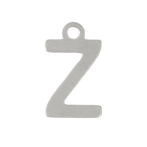 Charm letra alfabeto 7 mm - Z - Acero inoxidable 304 x1