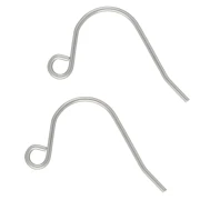 Ganchos para orejas de 13 mm - Acero inoxidable 316L (2 unidades)