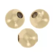 Cuentas redondas de 2,5 mm - Acero inoxidable 316L dorado x10
