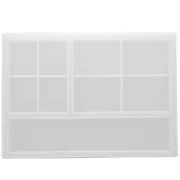 Molde de silicona para bandeja rectangular 23,5x16,5 cm - Transparente x1