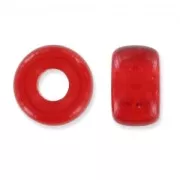 Cuentas con agujero grande - Pony Beads 6 mm - Preciosa - Siam claro x15