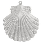 Colgante Concha 35x31 mm - Plata x1|raw }}