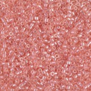 Miyuki Delica 11/0 DB0106-1 - Transparente con brillo rosa concha x8 g