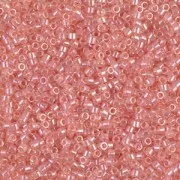 Miyuki Delica 11/0 DB0106-1 - Transparente con brillo rosa concha x8 g