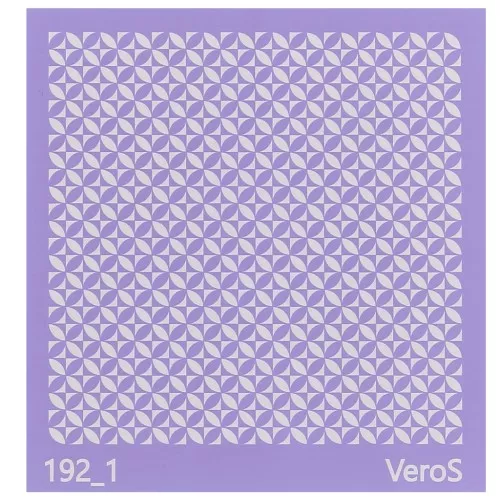 Serigrafía VeroS para arcilla polimérica 90x90 mm - Diseño gráfico n°192_1 x1