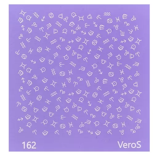 Serigrafía VeroS para arcilla polimérica 90x90 mm - Signos astrológicos n°162 x1