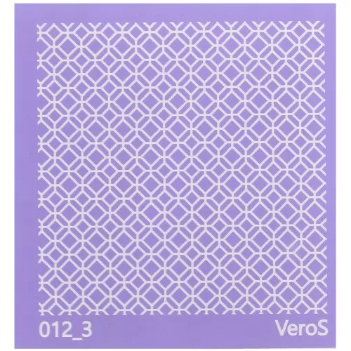 Serigrafía VeroS para arcilla polimérica 90x90 mm - Motivo geométrico n°012_3 x1