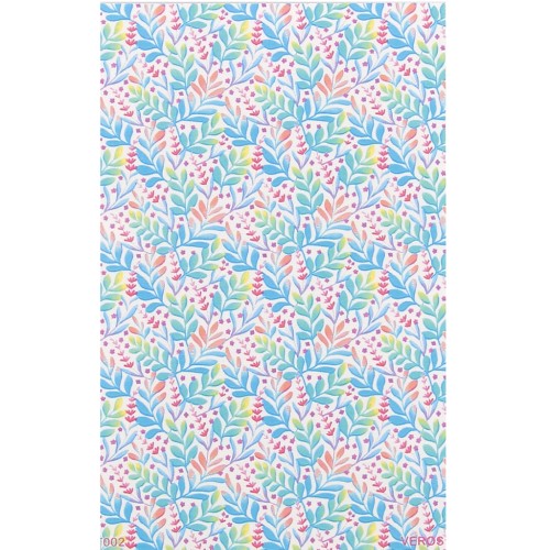 Hoja de transfer13.5x9 cm - papel soluble para arcilla polimérica - N°002 x1