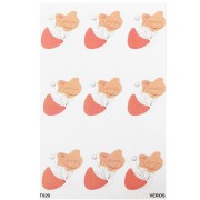 VeroS transfer sheet 13.5x9 cm - papel soluble para arcilla polimérica - N°029 x1