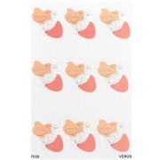 VeroS transfer sheet 13.5x9 cm - papel soluble para arcilla polimérica - N°030 x1