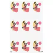 Flor - VeroS transfer sheet 13.5x9 cm - papel soluble para arcilla polimérica - N°021 x1 VeroS transfer sheet 13.5x9 cm - papel soluble para arcilla polimérica - N°021 x1