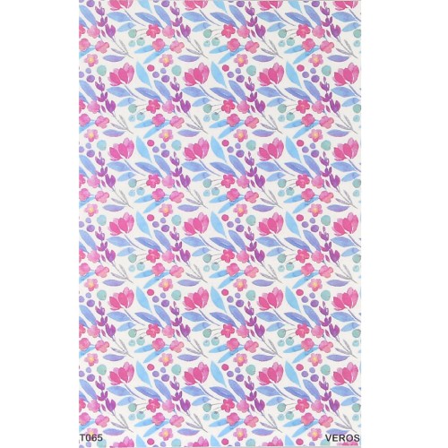 VeroS transfer sheet 13.5x9 cm - papel soluble para arcilla polimérica - N°065 x1