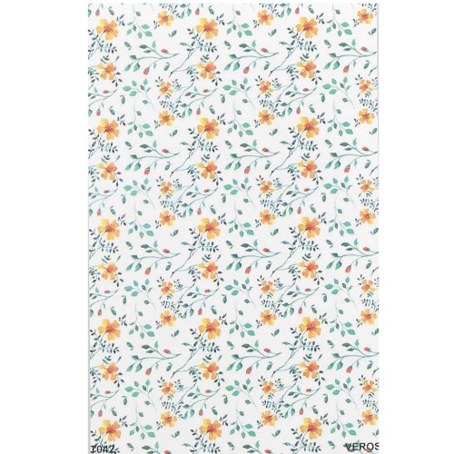 VeroS hoja de transferencia 13.5x9 cm 100% soluble para arcilla polimérica - N°042 x1