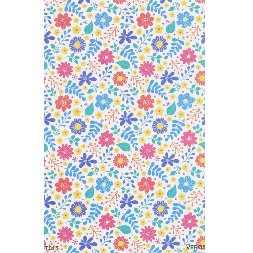 Hoja de transfer VeroS 13.5x9 cm - papel soluble para arcilla polimérica - N°015 x1