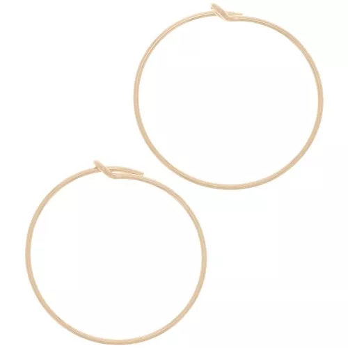 Pendientes de aro 20 mm - Gold filled (oro laminado) x30