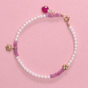 Cierre de resorte de 6 mm con anillo cerrado - Acero inoxidable 304L Dorado x1