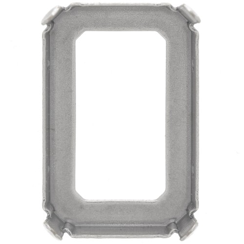 Engaste en garra para cabujón PureCrystal 4627 27x18,5 mm - Plata envejecida x1