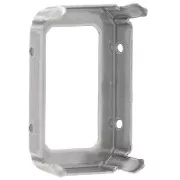 Engaste en garra para cabujón PureCrystal 4627 27x18,5 mm - Plata envejecida x1