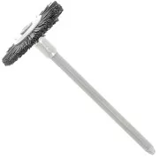 Cepillo circular plano de cerdas negras 19 mm x1