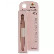 Agujas Tulip extremidad redondeada para rocallas 15/0 0,35x47,5 mm x2