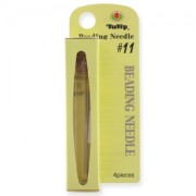 Agujas Tulip extremidad redondeada para rocallas 15/0 0,41x48,5 mm (N°11) x4|raw }}