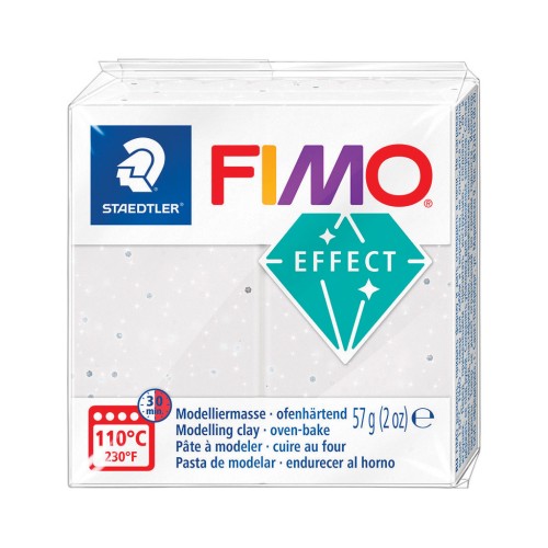 Pasta Fimo Effect 57gr Granit Blanc (n°003)