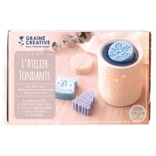 Kit de velas DIY Graine Créative - L'atelier fondants - Vela de invierno