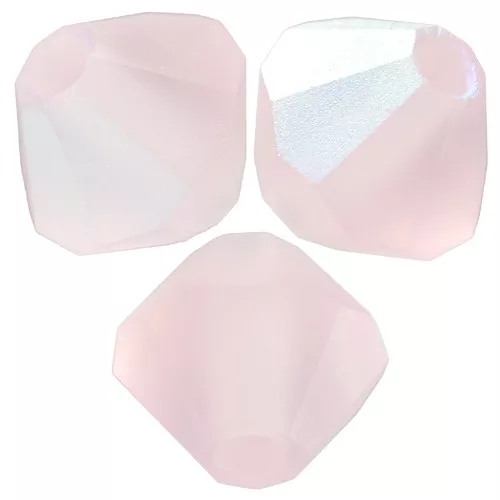 Preciosa rondelle - Cuenta 4 mm - Light Rose AB Matt x30