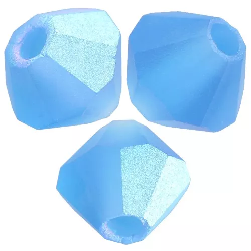 Preciosa rondelle - Cuenta 4 mm - Capri Blue AB Mate x30