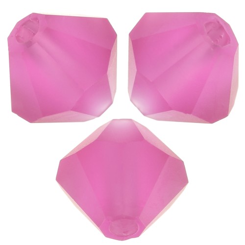 Preciosa rondelle - Cuenta 4 mm - Fucsia mate x30