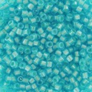 Miyuki Delica 11/0  DB1708 - Mint Pearl Lined Ocean Blue x8g