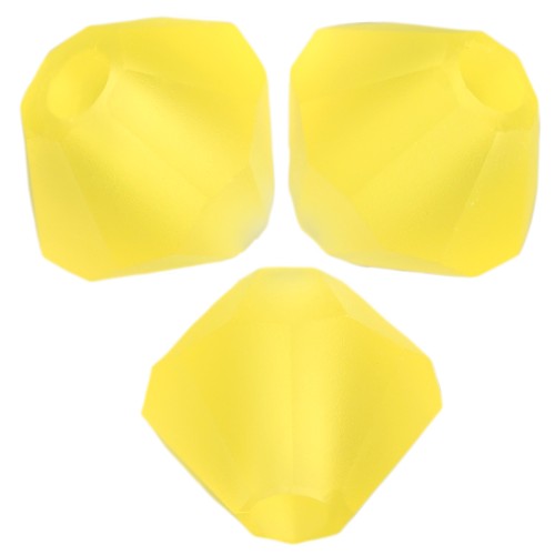 Cuentas Preciosa - Cuenta Rondelle 4 mm - Citrino Mate x30