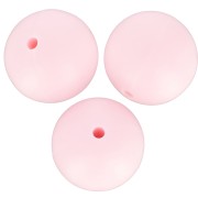 Perlas de silicona redondas de 15 mm para la fijación del chupete - Layette Rosa x3|raw }}