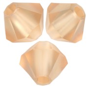 Preciosa Rondelle Beads - Rondelle Bead 4 mm - Light Colorado Topaz Matt x30