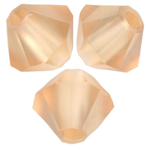 Preciosa Rondelle Beads - Rondelle Bead 4 mm - Light Colorado Topaz Matt x30